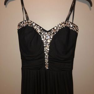 Long black formal dress